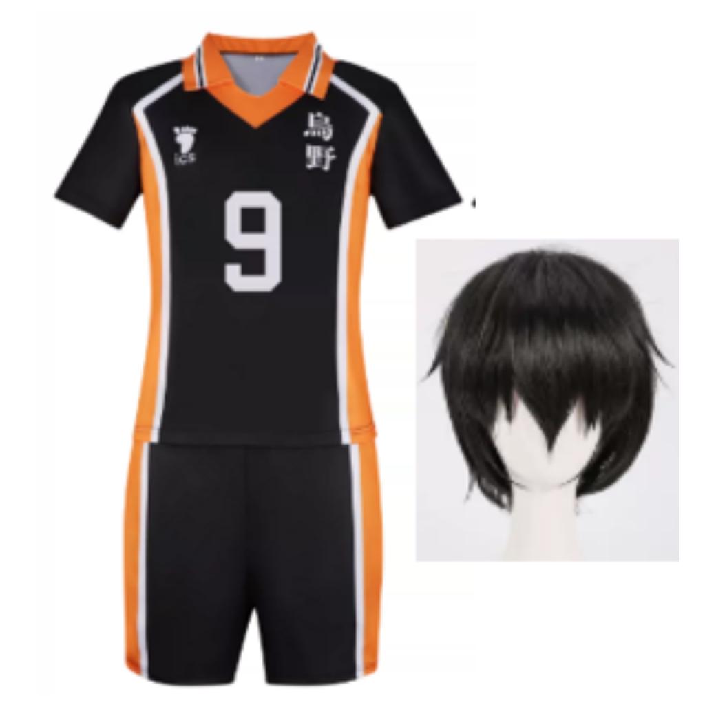 Кос Подарок Костюм Хайкю Аниме Волейбольный клуб старшей школы Карасуно Хината Шоё Спортивная одежда Джерси Тонкий костюм-униформа