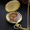 Japanese Girls Anime Quartz Pocket Watch High Quality Unisex Necklace Pendant Jewelry Gifts for Men and Women Religio Masculino