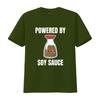 Powered By Soy Sauce Shoyu Lover Kawaii Cute Asia Asian Food Foodie Funny Pun Idea Birthday Present  T Shirt vintage Washed