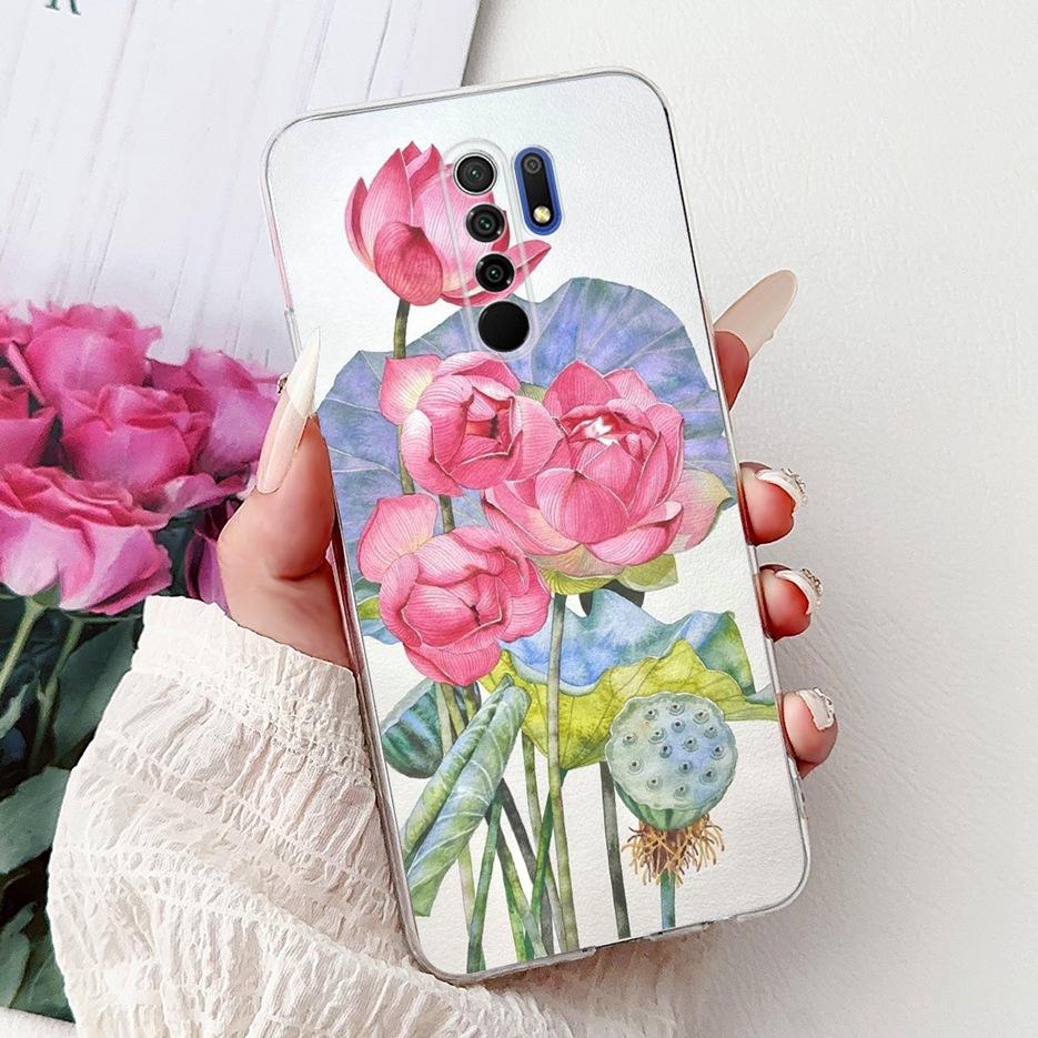 For Xiaomi Redmi 9 Case Cool Dragon Fashion Painted Cover 6.53'' Soft Silicone Phone Case For Redmi 9 Prime Redmi9 Fundas Bumper