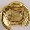 CHANEL COCO Mark Earring vintage Plated Gold 9g Women Used