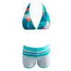 Women Padded Tankini Set Sporty With Shorts Bikini Swimsuit Swimwear Bathing