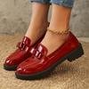 Большие размеры обуви Женские мокасины Женские классические туфли на высоком каблуке Офисные туфли-лодочки Женские туфли с круглым носком и завязкой-бабочкой на низком каблуке Слипоны Женские