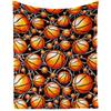 Basketball-themed graffiti Printed Blanket for Sofa Bed Travel Camping Living Room Office Conditioning Blanket