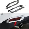 1 Pair Chrome Rear Bumper Fog Light Cover Trim Decor For Toyota Camry 2018-2024