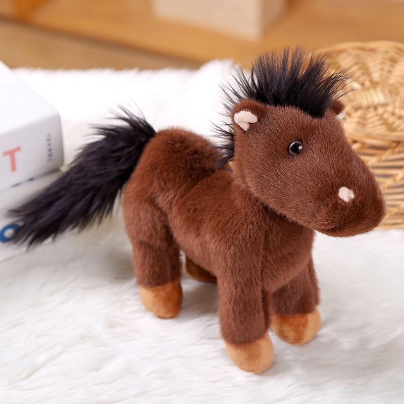 Simulation Cute Short-Legged Pony Plush Toy - Comfort Gift for Girls