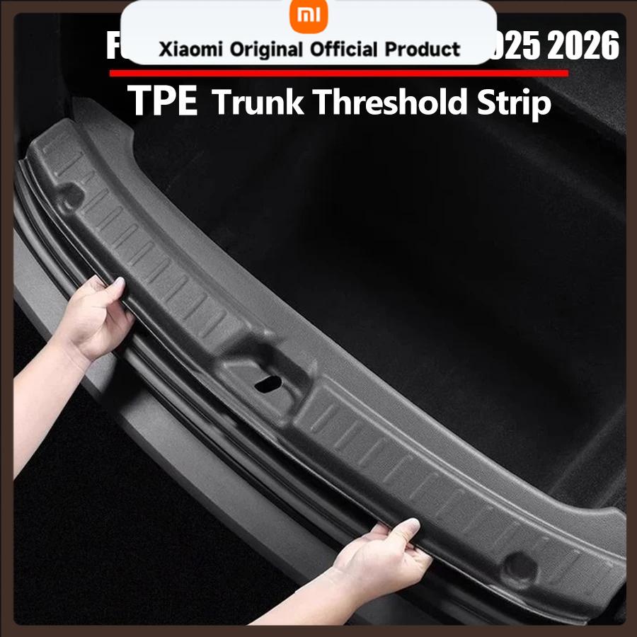 Xiaomi TPE Trunk Sill Plate Cover for Tesla Model Y Juniper 2025 2026 Rear Bumper Guard Protector Scratch Protection Accessories