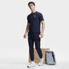 Fila Мужская футболка с принтом, облегающая, спортивная, трикотажная, с круглым вырезом, с коротким рукавом, топы, королевский синий A11M421121FNV