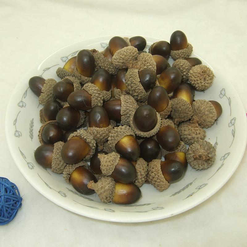 20 шт. 3 см пенопластовые сосновые шишки мини искусственные поддельные пенопластовые ягоды цветы свадебные украшения для рождественской елки