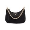 MICHAEL KORS Jet Set Charm Leather Trim Shoulder Bag, Handbag Small Women's Black 32H1GT9C1C-001