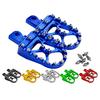 Подножки для питбайка Алюминий 7075 ЧПУ Педали Подставки для Surron Light Bee X S/E Ride Pro S CRF150F/230F/250F XR150L KDX200 Черный