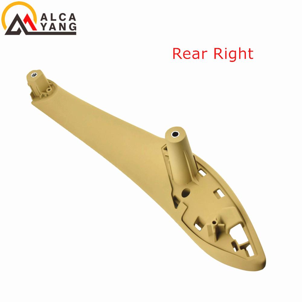 Автомобильные аксессуары, внутренняя дверная ручка, накладка, черный, бежевый для BMW F30 F31 F32 F33 F34 F35 F36 F80, левый, правый, внутренний