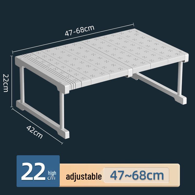 Многоярусный шкаф для хранения в гардеробе и на кухне без сверления с полками, закрывающими всю площадь