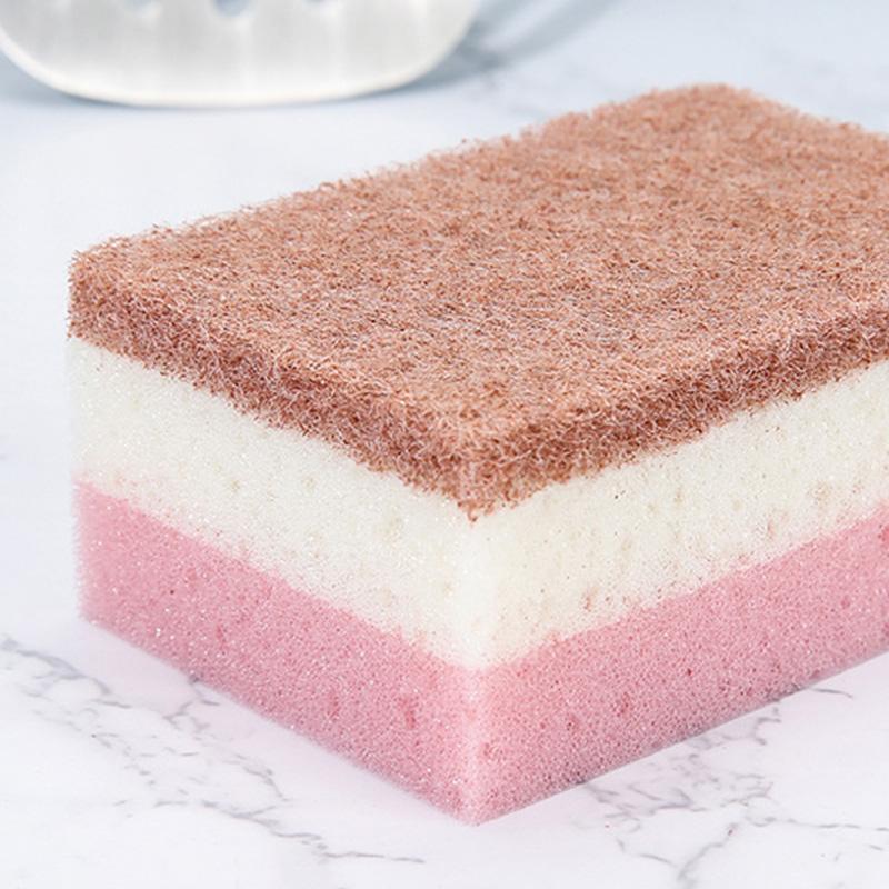 5/10/15PCS Cleaning Sponges Double-Sided Absorption Sponge for Washing Pot Bowl Reusable Kitchen Clean Brush Home Cleaning Tools