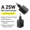 Baseus USB C Charger 25W Support Type C PD Fast Charging Portable Phone Charger For iPhone 16 15 14 13 Pro Max Samsung S22 Tablet