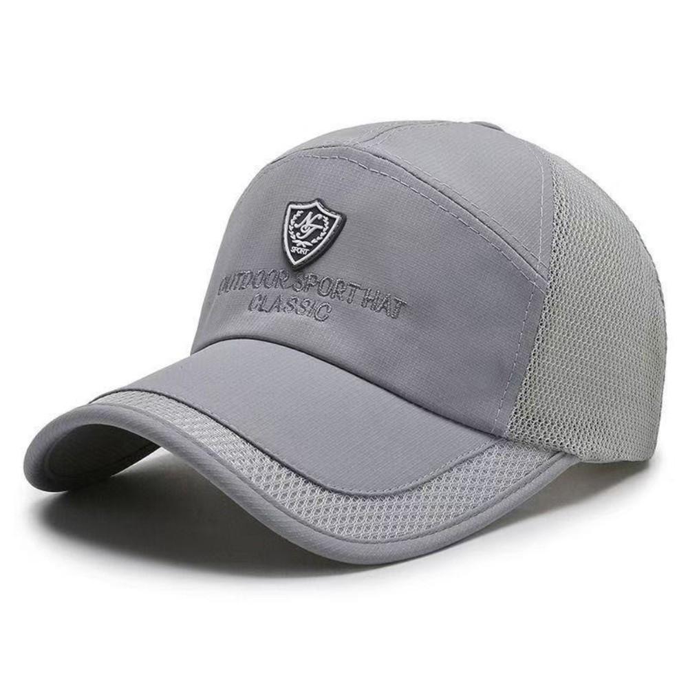 Adjustable Embroidered Mesh Baseball Hats Quick Dry Sunscreen Hats For Man Women Unisex