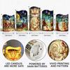 5pcs LED Nativity Scene Candles Flameless Artificial Fake Candles  Holiday