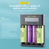 Battery Charger USB Powered LED Rechargeable Lithium Batteries Charging with LED Indicator Charge Equipment Household