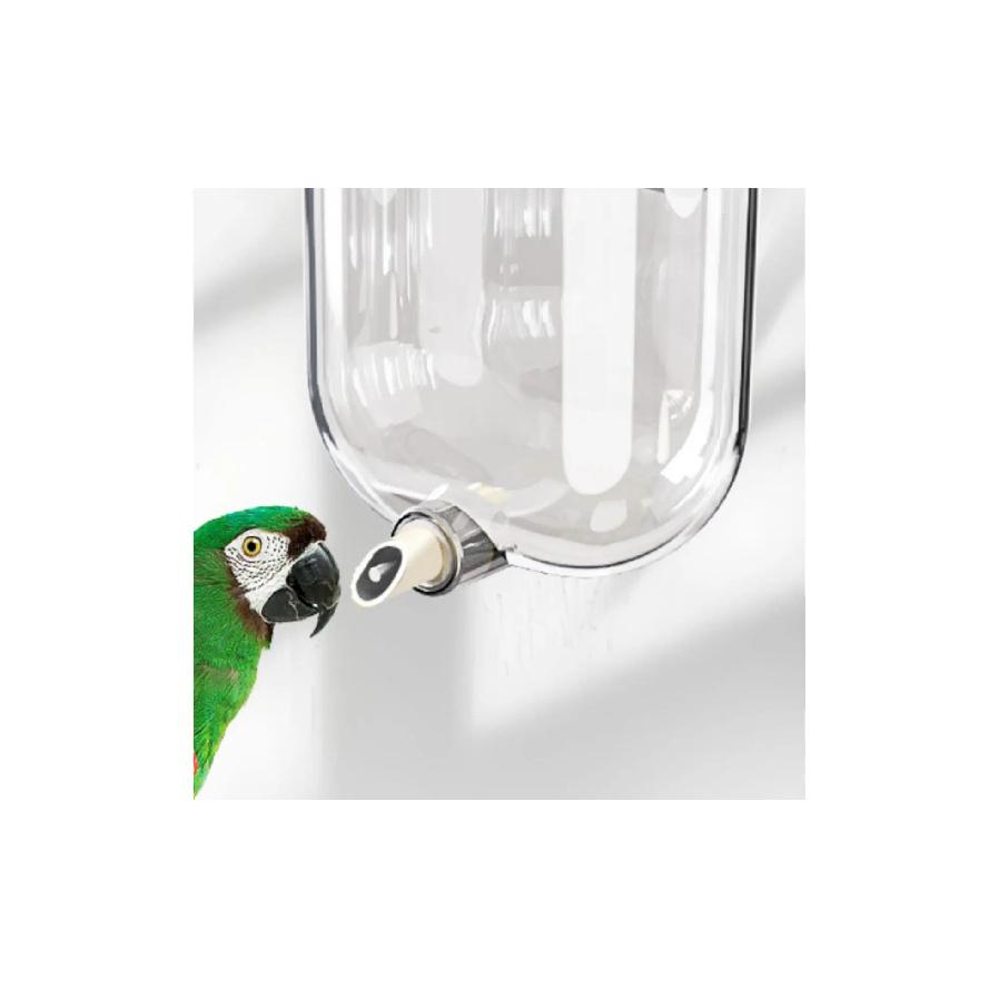 Automatic Parrot Water Feeder Large Capacity 330ml Enclosure Mounted Waterer Hanging Avian Water Dispenser Internal or External