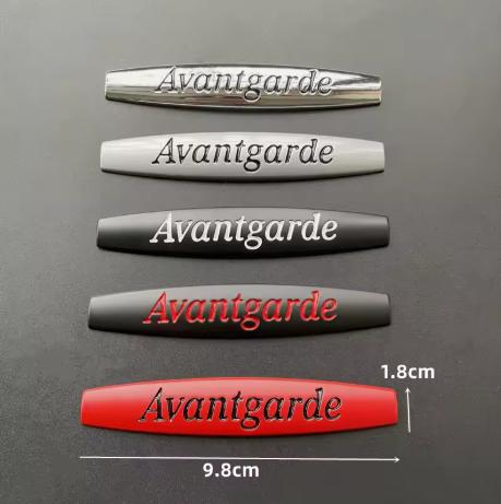 3D Metal Logo Avantgarde Emblem Car Fender Badge For Mercedes O7 W205 W211 W212 W203 W204 Avantgarde Sticker Accessories YT7
