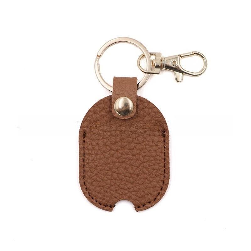 Broken Car Key Loop Replacement Keys Covers Replacement Portable Durable PU Leather Keychain Protector for Men and Women
