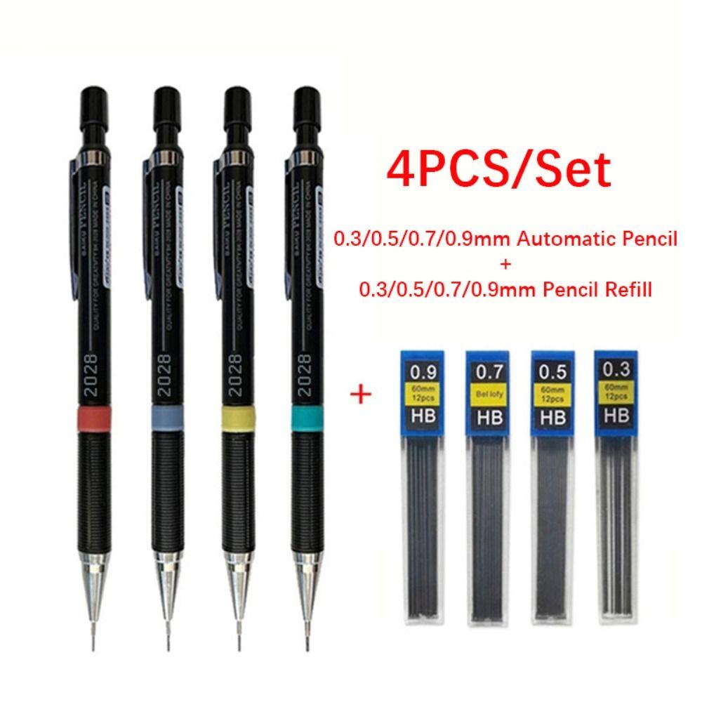 Автоматический карандаш с низким центром тяжести, пластиковый механический карандаш, креативный карандаш для эскизов, для рисования