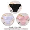 FINETOO 3PCS/Set M-XXL Panties Women Cotton Lingerie Woman Underwear Sexy Femme Underwear Girls Underpant Panty 7 Solid Colors