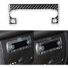 Real Glossy Black Carbon Fiber Sticker Car Inner Door Pull Handle Frame Anti-Collision Cover Trim Compatible with Chevrolet Avalanche/Silverado LTZ