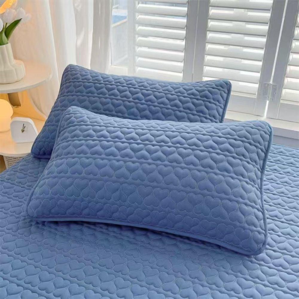 Cotton Pillow Case Protector Isolation Layer Pillowcase Comfortable Pillow Cover  Household