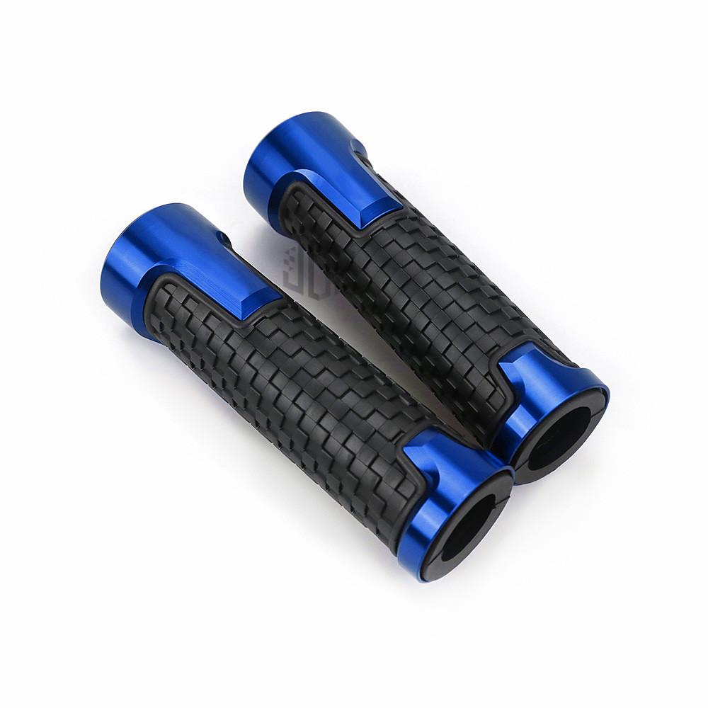 Motorcycle 22mm CNC Aluminum Rubber Gel Handle Bar Grip Hand Grips for Vespa Scooter LT LX GT GTS GTV 300 250 125 200 Sprint 150