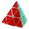 Zcube Прозрачный Пирамидальный Магический Кубик Развивающая Игрушка, от Второго до Пятого Порядка, Без Наклеек с УФ-печатью.