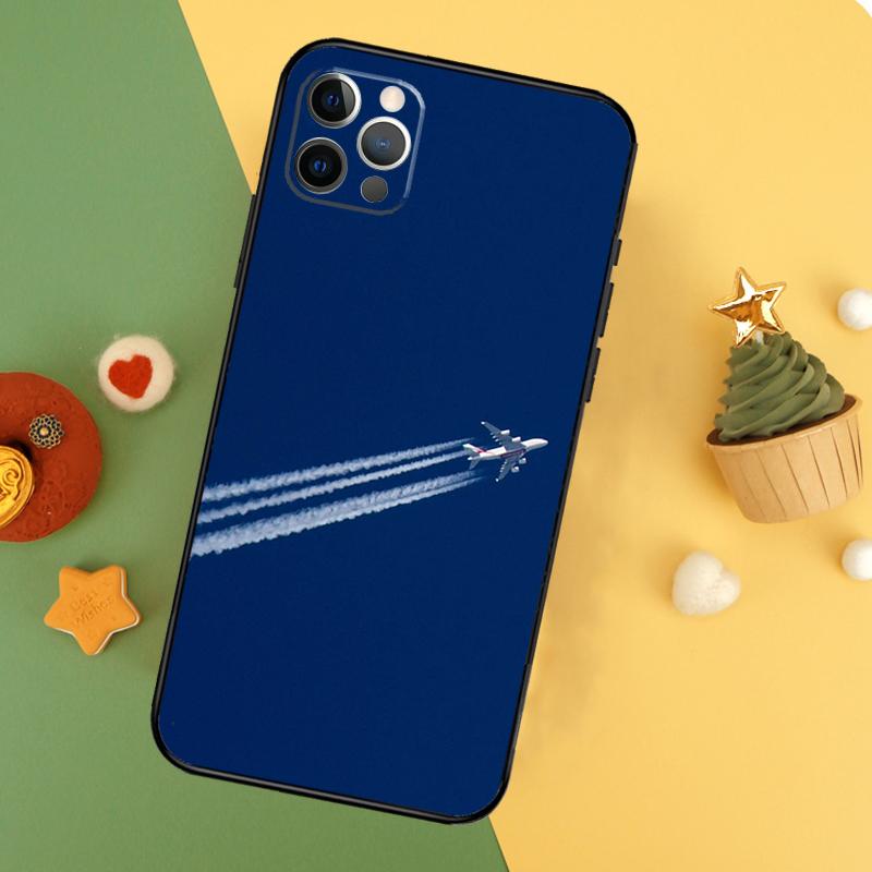 Чехол для телефона Самолет Самолет Самолет Для iPhone 17 17Air 16 15 14 13 11 12 Pro Max 12 13 Mini 16E Ударопрочный Чехол