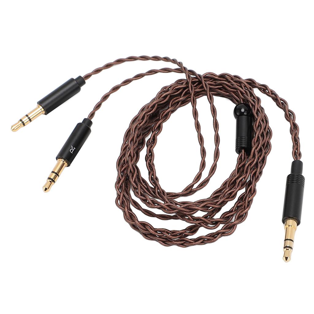 Сменный кабель для наушников 3,5 мм на двойной штекер 3,5 мм Кабель для наушников для Beyerdynamic T1 II T5 для MDR Z7 для Sundara