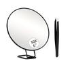 10/20/30X Magnifying Mirror with Tweezers Portable Travel Wall Hanging Handheld Desktop Men Women Magnified Makeup Vanity Mirror