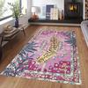 Parrot and Tiger Rug Exotic Rug Non-slip Rug Tropical Rug Vibrant Animal Rug Animal Rug Design Rug Modern Printed Rug Patio Rug