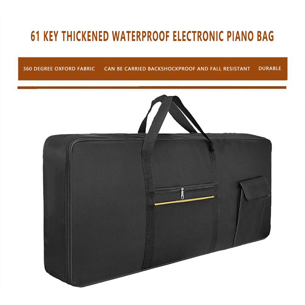 Сумка для 61-клавишной клавиатуры, Защитный чехол, Толстая подкладка, Портативный, Ударопрочный, Для электронного органа и пианино