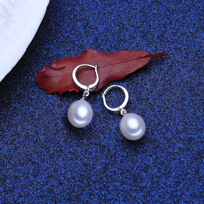 LSOOYH Natural Freshwater Pearl Earrings For Women Fashion Clip On Earrings