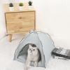 Breathable and Foldable Solid Color Simple Pet Cage Outdoor Pet Nest Tent Household Summer Cooling Mat
