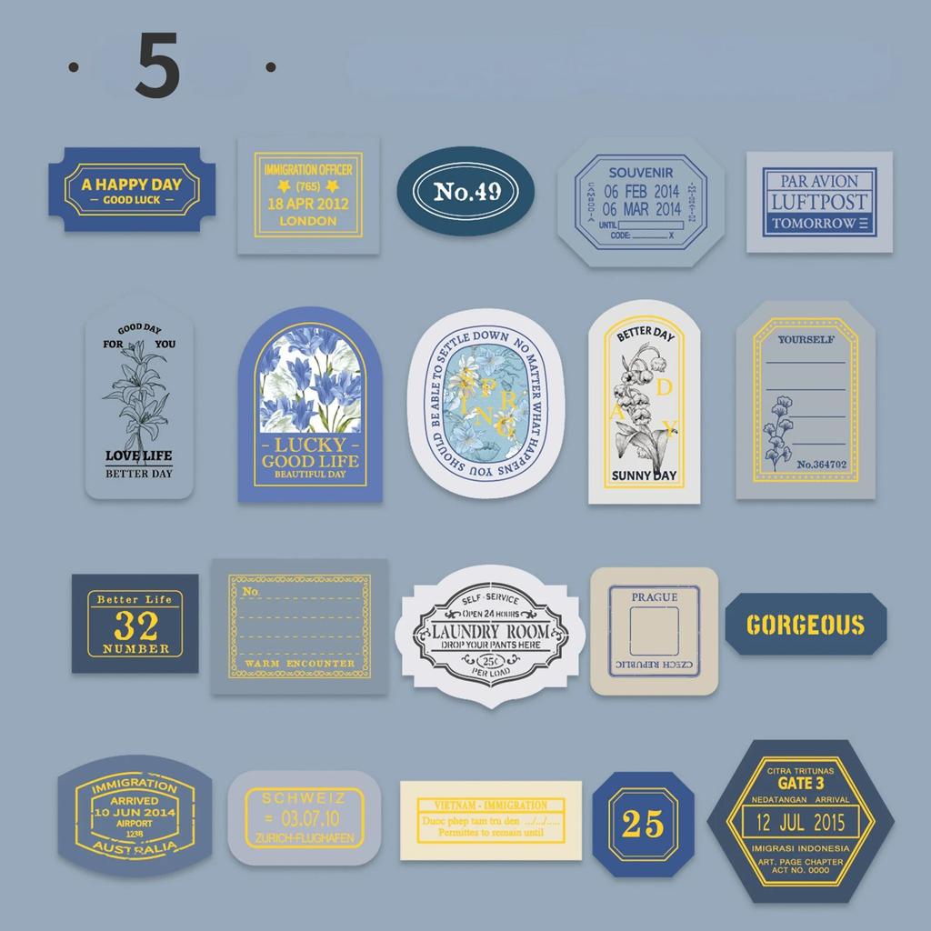 Ретро этикетки наклейки записываемые уплотнительные наклейки украшения справочник наклейки эстетические канцелярские принадлежности 40 шт./кор.