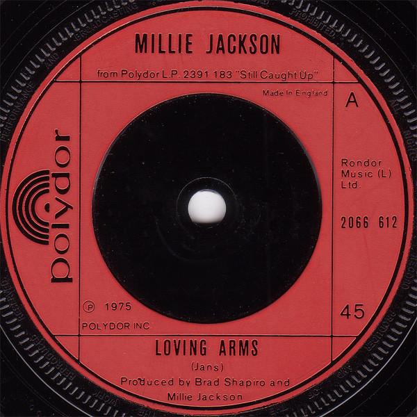 7inch Record MILLIE JACKSON - Loving Arms 2066612 Polydor 1975 UK Soul/Funk Used