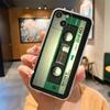 Прозрачный чехол для телефона с кассетной лентой для iPhone 15 14 13 12 Mini 11 Pro Max XS X XR 7 8 Plus, прозрачный противоударный силиконовый чехол