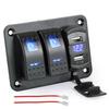 Chaoxinyizu Switch Panel, Waterproof Boat Switch, Car Boat, LED Voltmeter, Switch Panel, Switch Panel