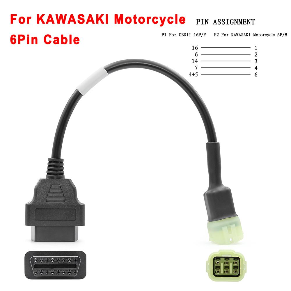 Для KTM OBD2 разъем мотоцикла мотобайка Для YAMAHA Для HONDA Moto Для Ducati OBD 2 удлинительный кабель диагностические инструменты