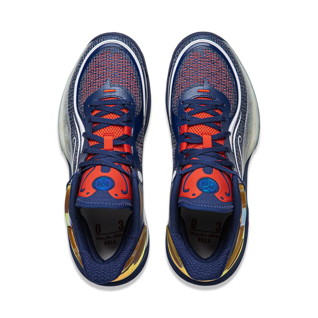 Баскетбольные кроссовки Li Ning CJ-3 Away Carbon Plate Technology Professional Cushioning Lightweight Stability для мужчин, темно-синие ABAU007-3