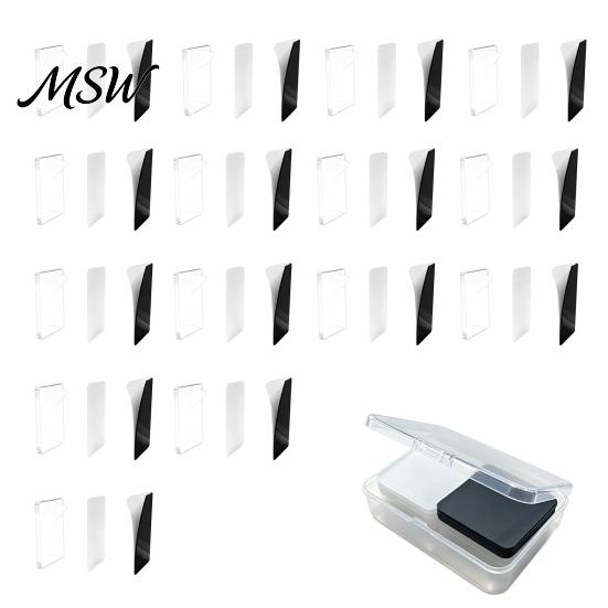 Office Whiteboard Magnet Accessories 5/6/8/10/15/20/24 Sets DIY Acrylic Fridge Kit, Square Refrigerator with Adhesive Backing, Clear Picture