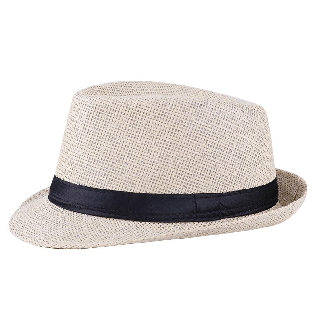 Классическая панама, унисекс, гангстерская кепка, пляжная шляпа от солнца, шляпа от солнца с ремешком