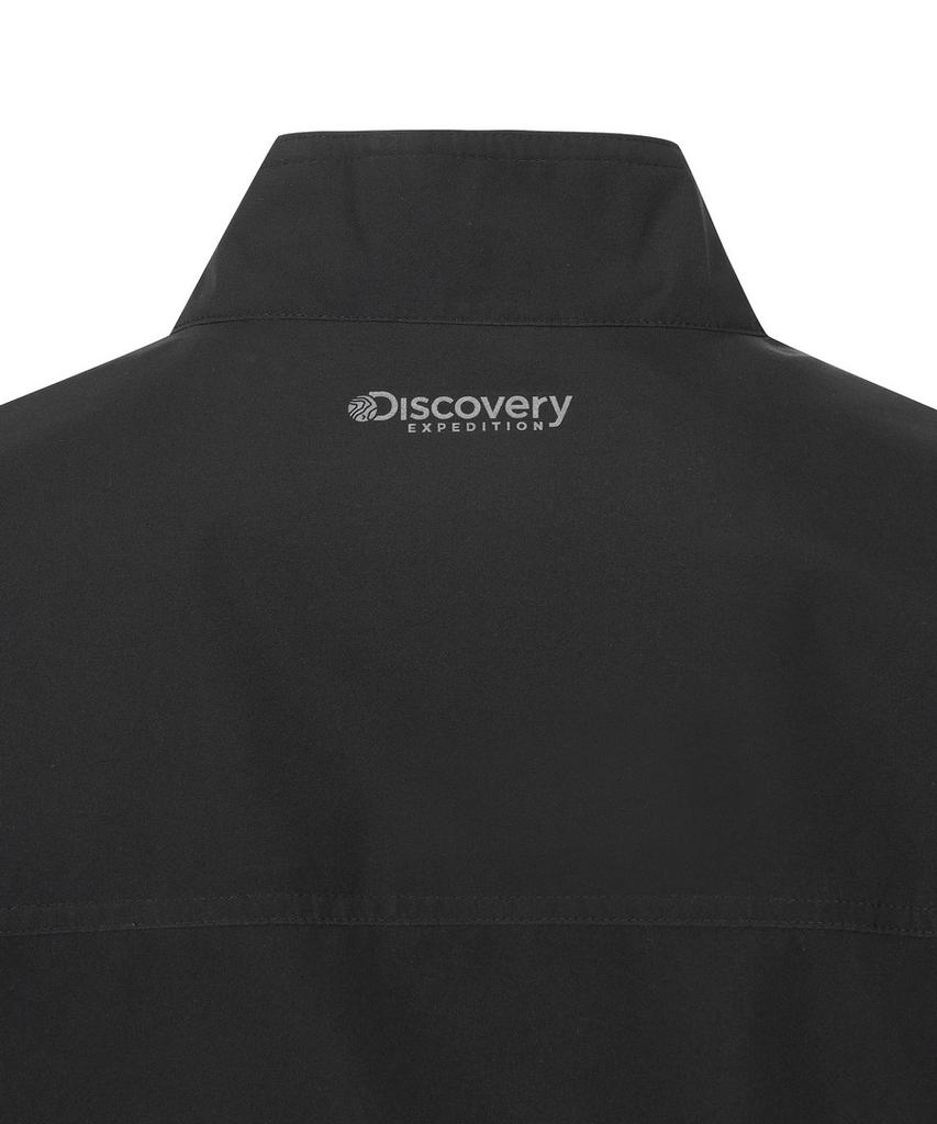 Мужская ветровка Discovery Expedition Vertex 3L с высоким воротником (черный)