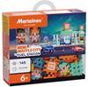 Конструктор пластиковый Marioinex Mini Wafle Заправочная станция, 148 деталей