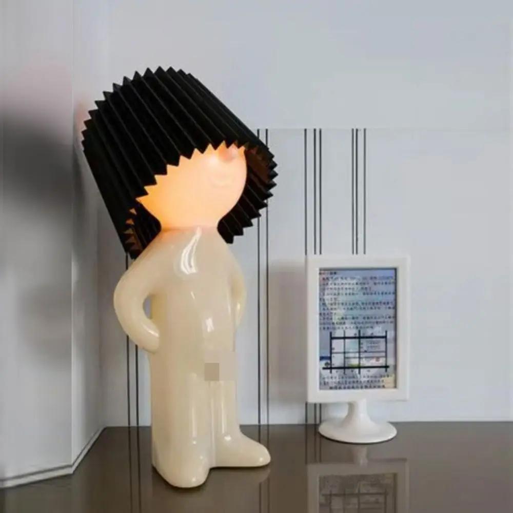 Plug-in Energy-Saving Creative Small Night Light Home Decoration Mr.P A Little Shy Man LED Naughty Boy Lamp Eye Caring