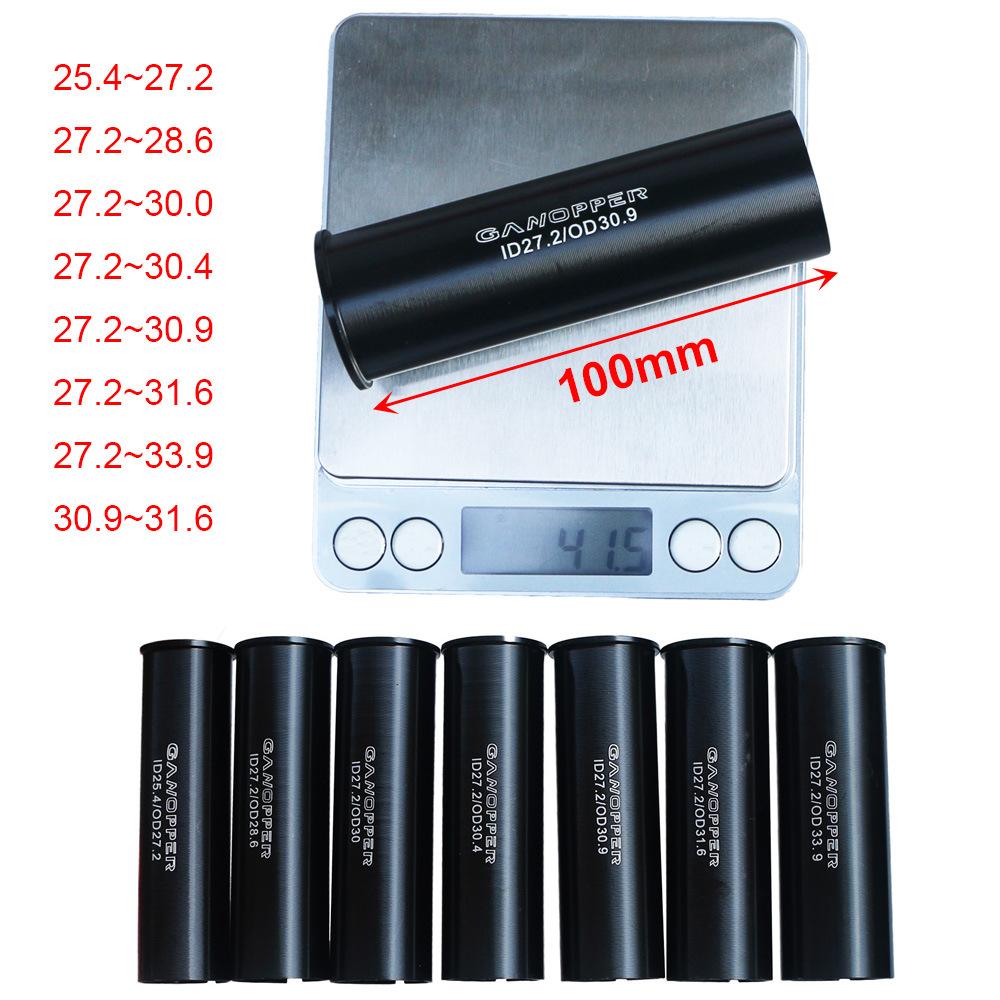 Post Tube  Adapter Light weight Strong Compatibility Seat Post Shim Reducing Sleeve Seat Tube Reducer Bicycle Seatpost Sleeve